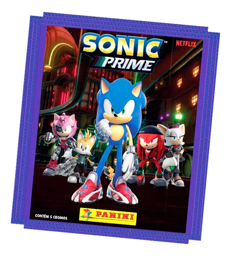 150 Figurinhas Sonic Prime Série Anime Netflix 2024 (30 Env)
