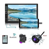 Radio Auto De Pantalla 2 Din Mirror Link Bluetooth + Camara