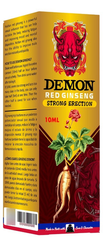 Erección Fuerte Y Prolongada - Ginseng Demon 10ml