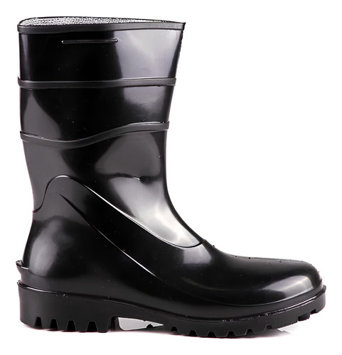 Bota Galocha Pvc Limpeza Faxina Preta Antiderrapante Bracol