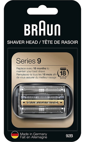 Braun 92b Series 9 Repuesto Cabezal Para Afeitadora Eléctric