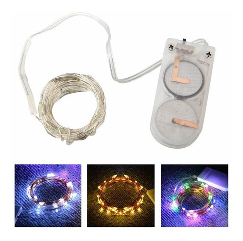 Luces Micro Led Alambre X20 Led Extension Luz 2 Mts Ml20