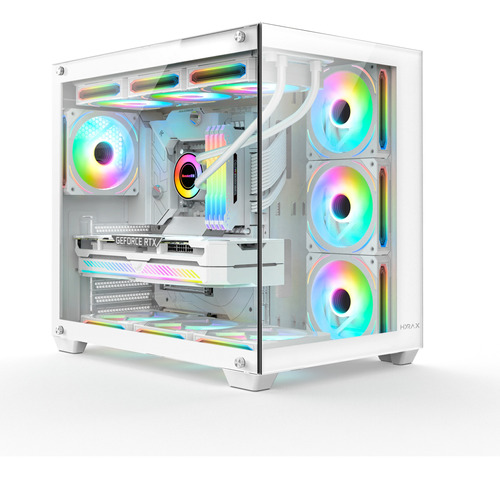 Gabinete Gamer Hyrax, Tower, Hgb740, Atx - Vidro Temperado