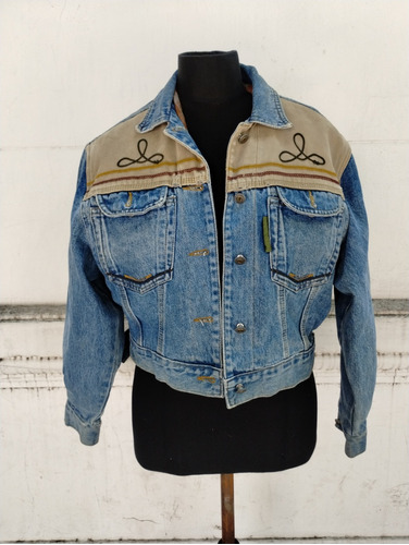 Campera De Jean Crop Vintage