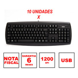 10 Teclados Itautec Oki Modelo K3010-usb-c/pés-usado