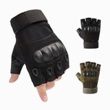 Guantes Tacticos Militar Medio Dedo Motocicleta Y Bicicleta