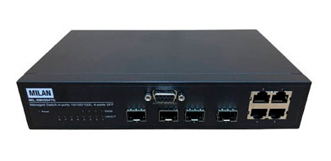 Switch Milan Gigabit Mil-sm4004tg Novo