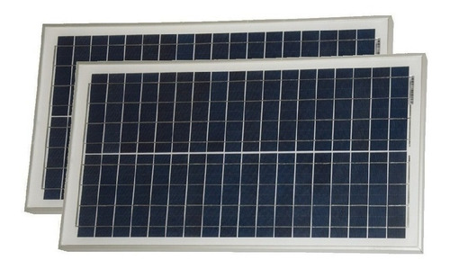 Oferta Pack X 2 Panel Solar 30w Policristalino - Enertik