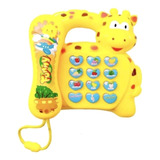 Telefone Musical  Infantil Brinquedo Educativo Girafinha