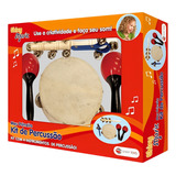 Kit Mini Percussão Infantil 4 Instrumentos 0287 - Shiny Toys