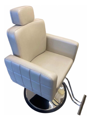 Silla Blanca Reclinable De Peluquería O De Spa