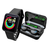 Auriculares Inalámbricos F9-5 Tws + Smartwatch D20 Premium