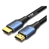 Cabo Hdmi Hdr V2.1 8k 60hz 4k 120hz Blindado Ouro 1 Metro