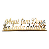 Frase Decorativa Espelhada - Letreiro - Acrílico Dourado