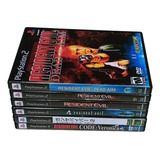 Coleção Completa Dos Jogos Resident Evil Para Playstation 2 