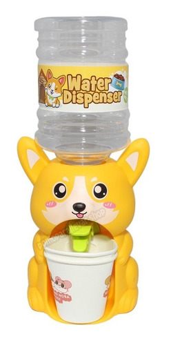 Mini Dispensador De Agua Kawaii Perrito Cachorro Niños