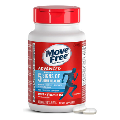 Move Free Advanced Plus Msm And Vitamin D, 120 Count