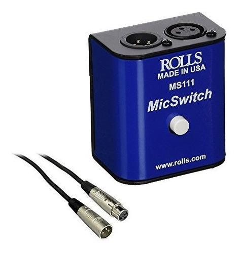 Rolls Ms111 Interruptor De Micrófono Con Enclavamiento O Int