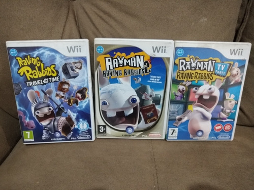 Rayman Raving Rabbids Nintendo Wii Europeu