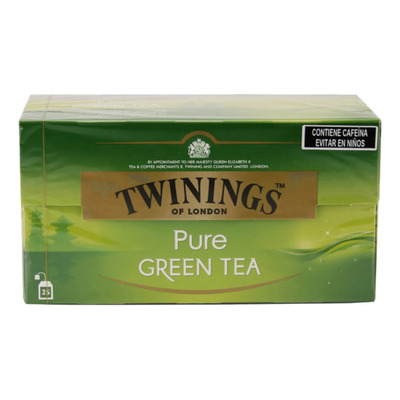 Té Verde Puro Pure Green Tea Twinings Of London 25 Sobres | Envío gratis