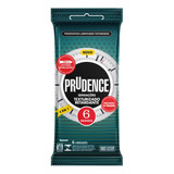 Preservativo Camisinha Texturizado Retardante C/ 6 Prudence.