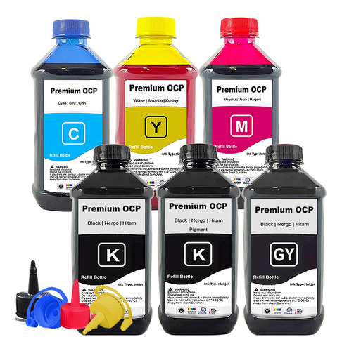 Refil 1750ml Tinta Compatível Epson Impressora L8180 L8190 