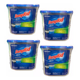 Pack 4x Recipiente Absorbe Humedad Damp Rid Elimina Mal Olor