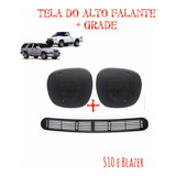 Par Tela Alto Falante + Grade Interna Difusor S10 Blazer