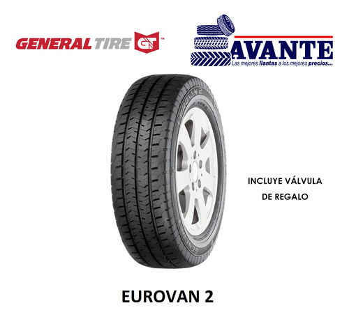 Llanta 205/75r16 General Eurovan 2 110/108r Blk 8c