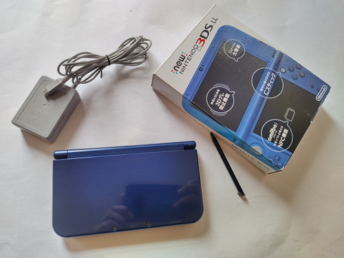 New Nintendo 3ds Xl Azul Metalico 64gb Liberado