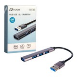 Hub Usb 4 Puertos Usb 2.0 Luz Led Pc Notebook Noga Ngh-50