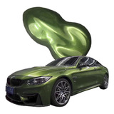 Vinil Wrap Automotriz Verde Olivo Brillante Supreme 1x1.52m