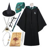 Kit De Túnica Harry Potter Cos Con Ropa Y Accesorios 9 Mag