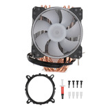 S Ventilador Pwm Rgb Cpu Cooler Air, Doble Torre, 4 Pines,