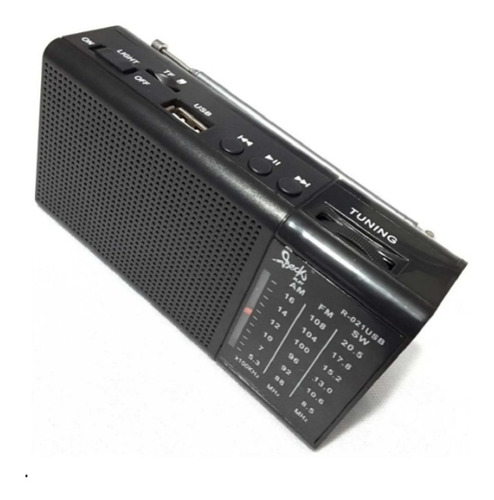 Radio Bolsillo  Multibanda Am Fm Sw  Recargable Mp3 