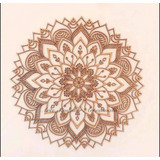 Mandala Mdf Cru 60x60 Cm