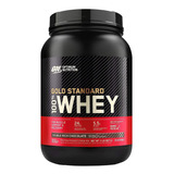 Suplemento Em Pó Optimum Nutrition Proteína Gold Standard 100% Whey Sabor Double Rich Chocolate Em Pote De 907g