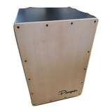 Cajon Flamenco Parquer Con Bordona Tapa De Madera Veteada