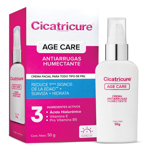 Cicatricure Age Care Crema Antiarrugas Humectante 50g