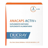 Ducray Anacaps Active+ Tratamiento Anticaída Cápsulas X30