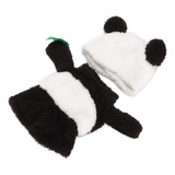Fantasia De Halloween Panda Pet Soft Design Requintado Cão