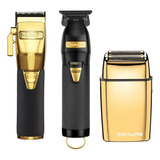 Kit Babyliss Corte Goldfx Boost Acabamento Black Fx02 Gold