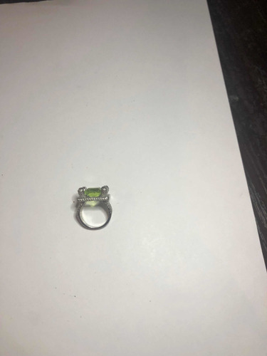 Anillo Plata Para Mujer Esmeralda