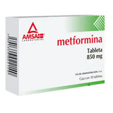 Metformina 30 Tabletas 850mg