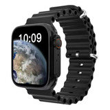 Smartwatch 8 Ultra Max | Reloj Inteligente Caja Negro Correa Negro Bisel Negro Diseño De La Correa Mesh