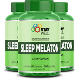 3 Sleep Melaton 500mg Stay Well -  60 Cápsulas