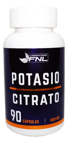 Citrato De Potasio Fnl 90 Capsulas Natural