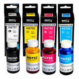 Tinta Gneiss Gt51 Gt53 + Gt52 Para Hp Smart Tank 515 Gt 51