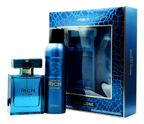 Rich Icone Pack For Men Perfume 90ml Y Desodorante 200ml