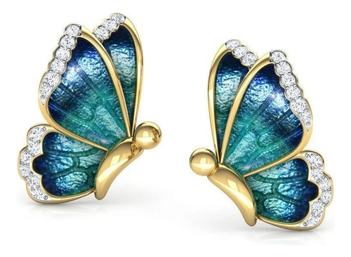 Aretes Pendientes Mariposa Joyas Regalo